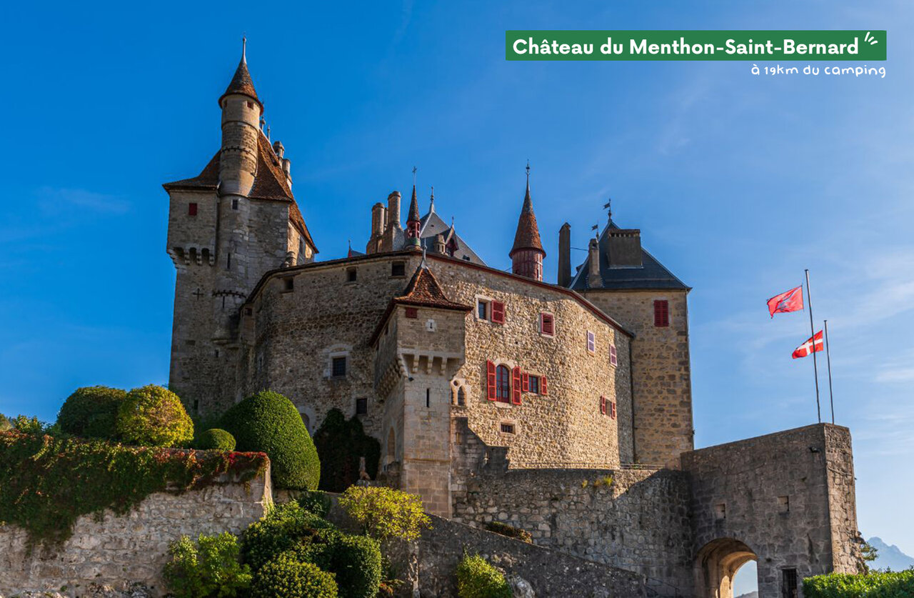 Menton-Saint-Bernard Castle, a historic site to visit near the campsite.