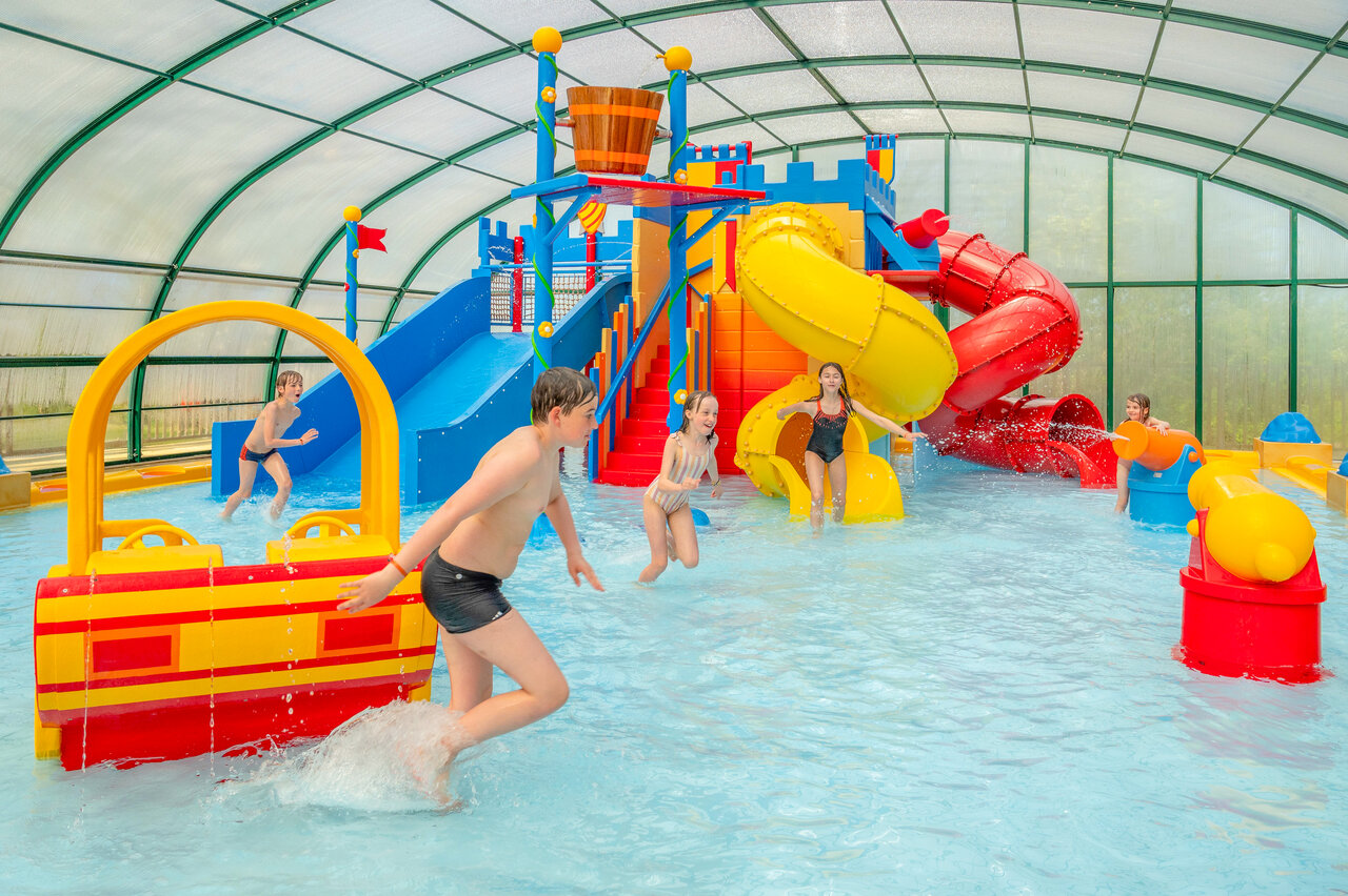 Water slides, games at CAPFUN Armor H�ol in Piriac sur Mer (44).