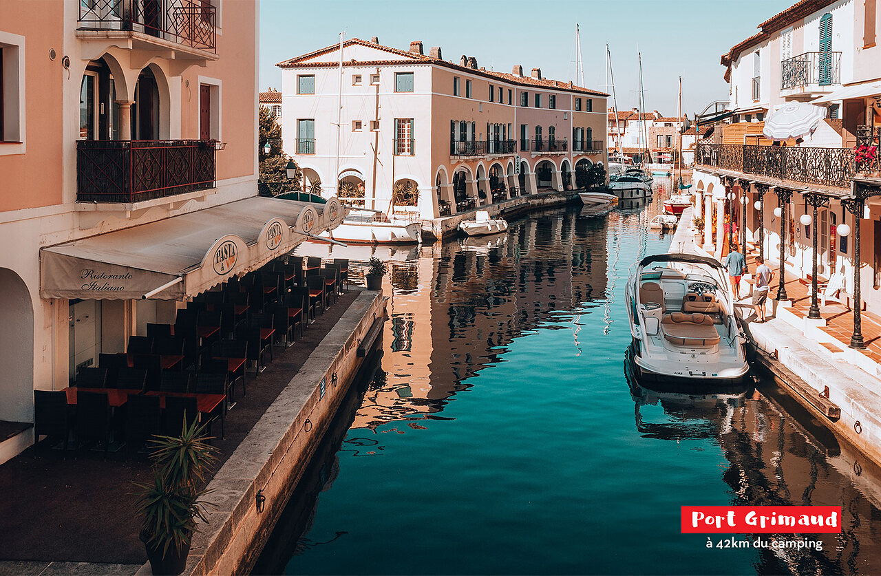 Port Grimaud, the Proven�al Venice, lakeside village to visit near Fr�jus.