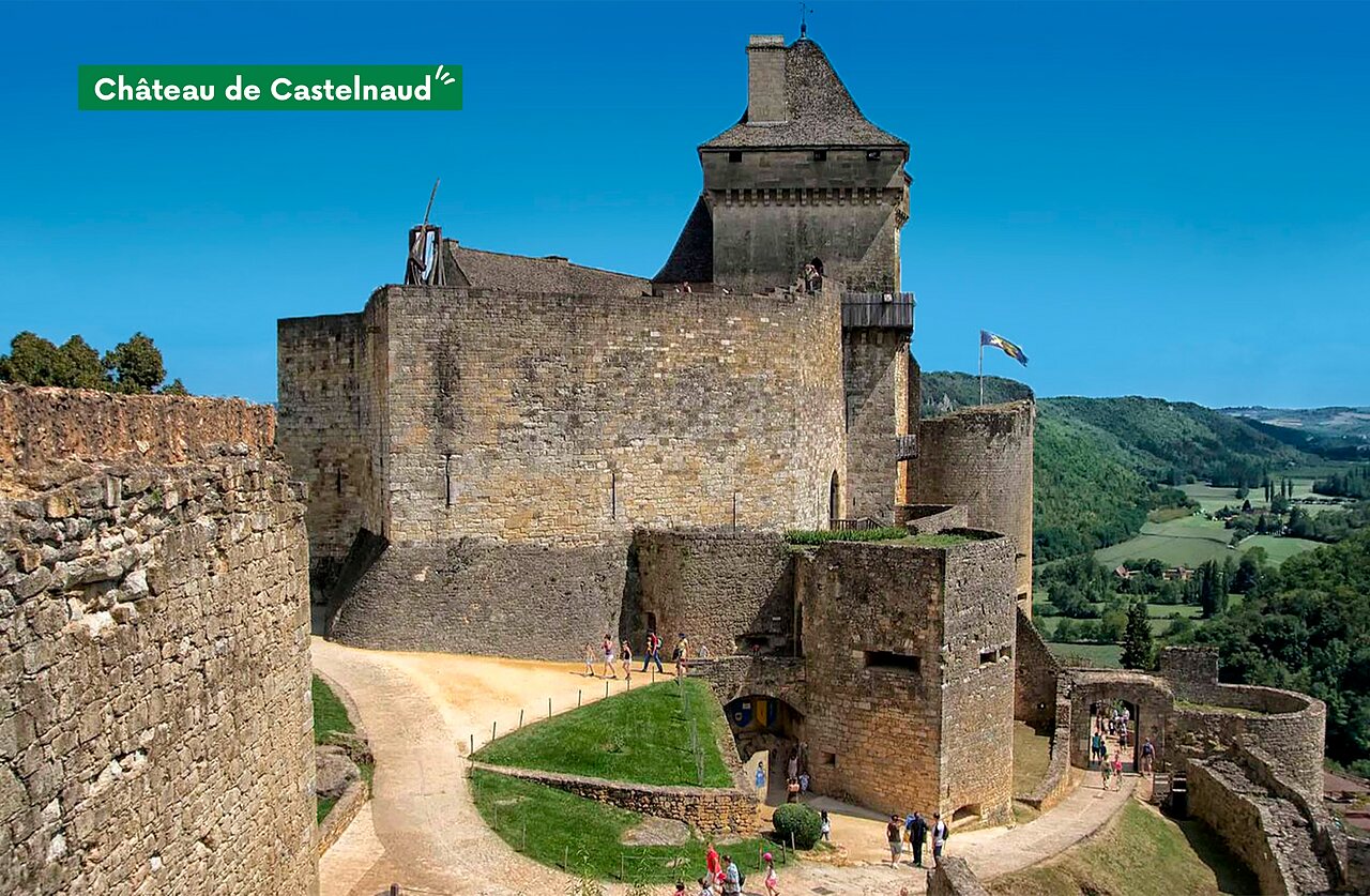 Medieval castle of Castelnaud-la-Chapelle, a major historical site in Dordogne (24).
