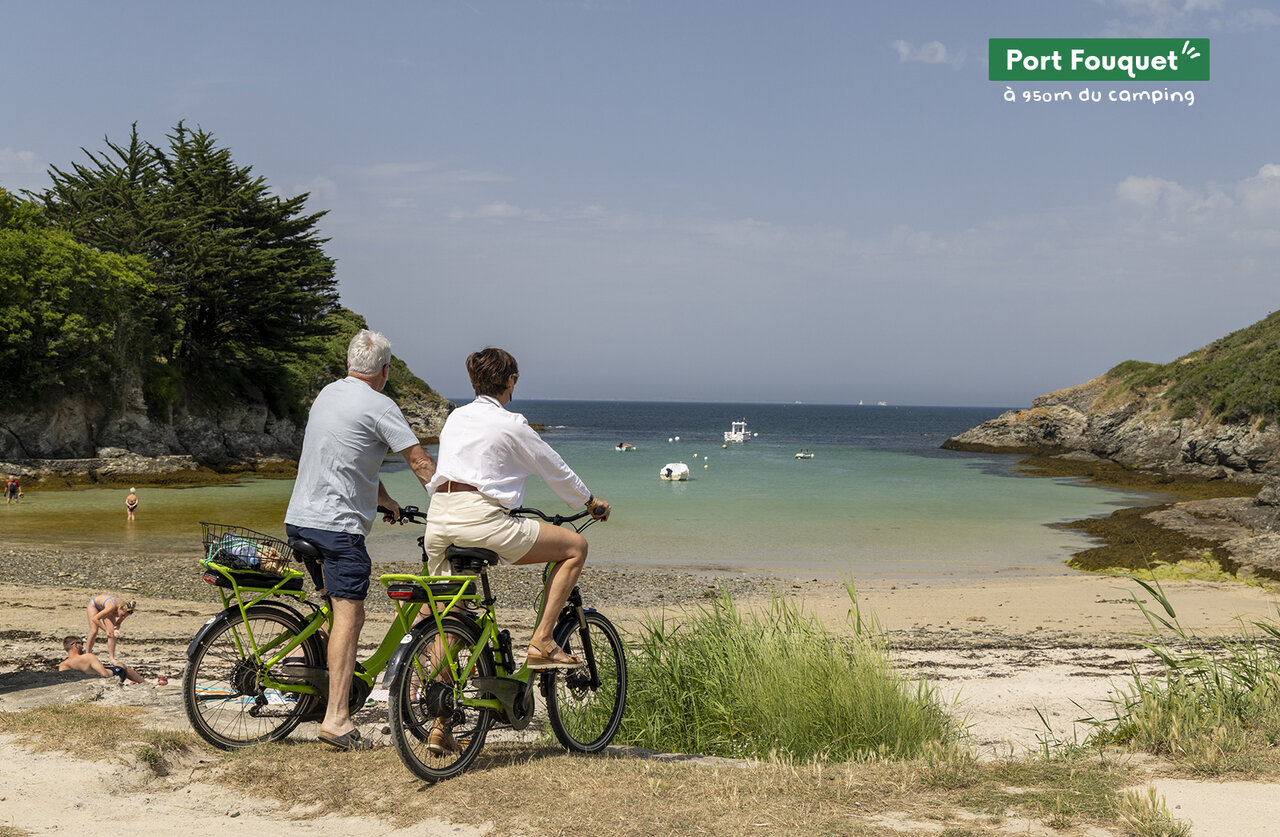 Port Fouquet, beautiful sandy beach on Belle-�le-en-Mer.
