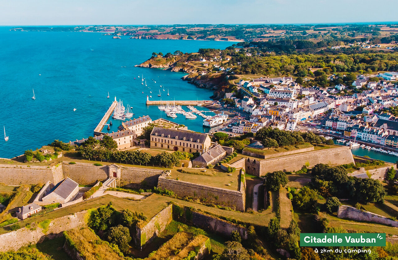 Historic Citadelle Vauban, port and town of Le Palais, Belle-�le-en-Mer.