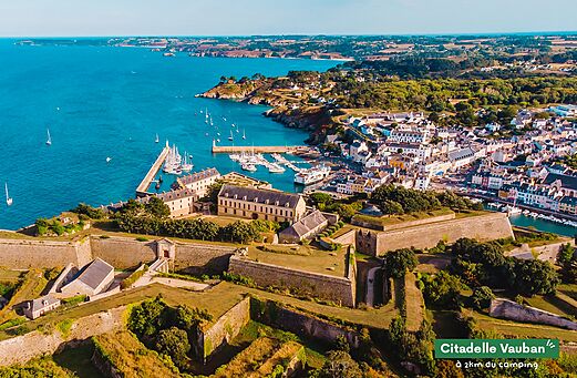 Vauban Citadel, port and town of Le Palais, Belle-Île-en-Mer.