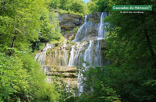 H�risson Waterfalls, majestic natural site to visit in the Jura.