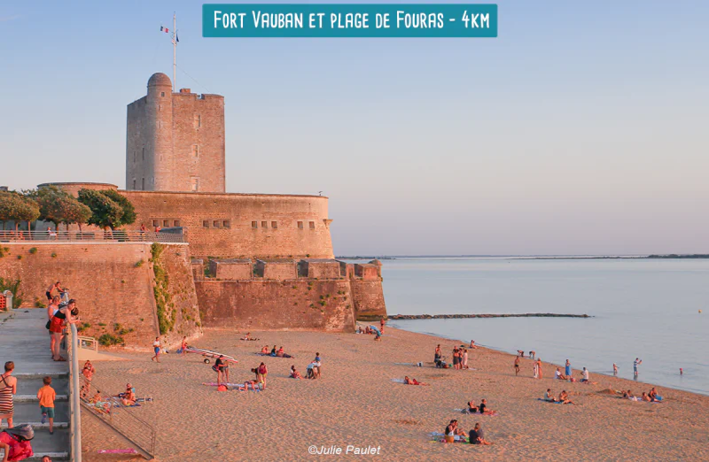 Historic Fort Vauban and Fouras beach, a must-visit spot in Charente-Maritime.