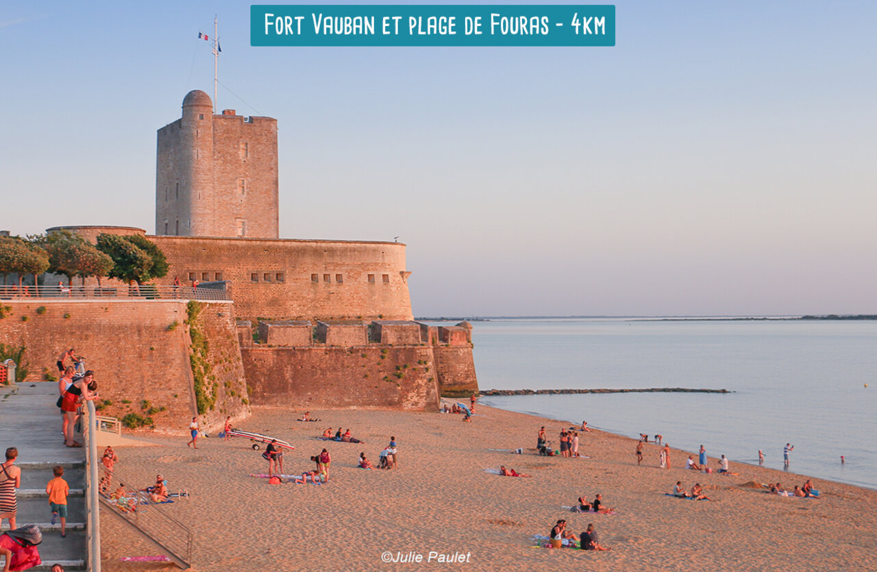 Historic Fort Vauban and Fouras beach, a must-visit spot in Charente-Maritime.
