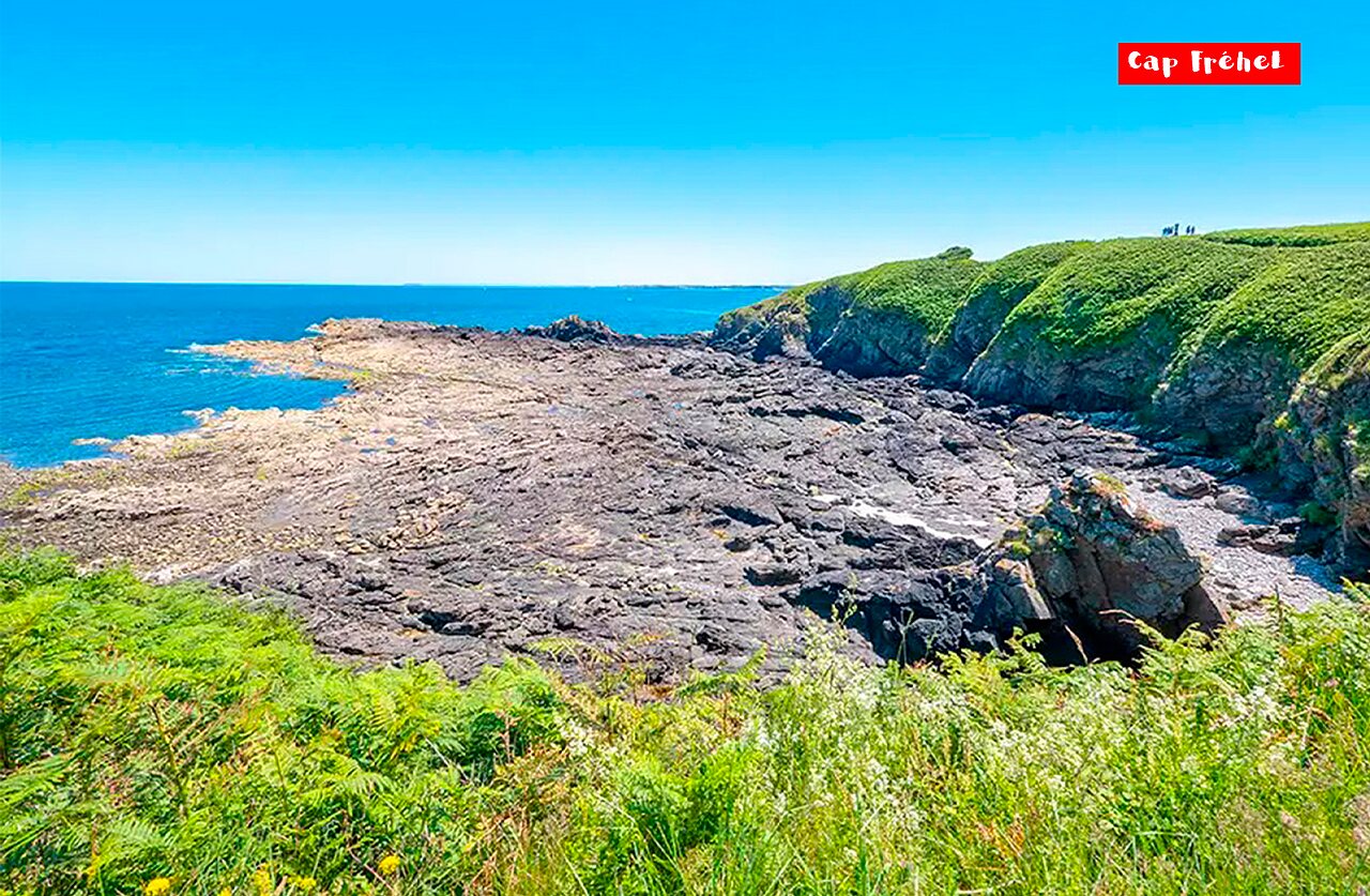 Cap Fr�hel, iconic natural site on the Brittany coast, to visit.