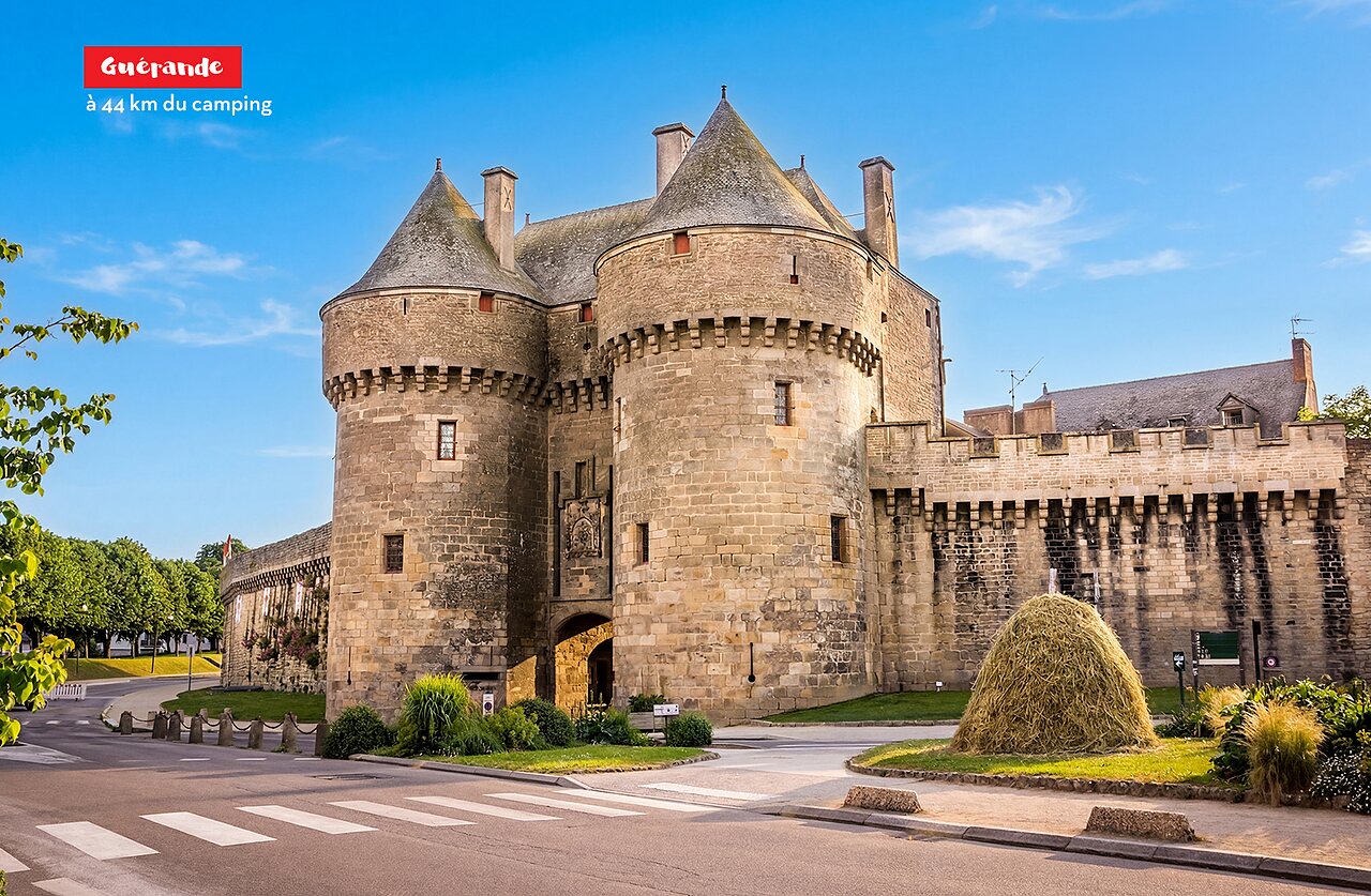 Medieval castle of Gu�rande, historic city to visit near Pornic.