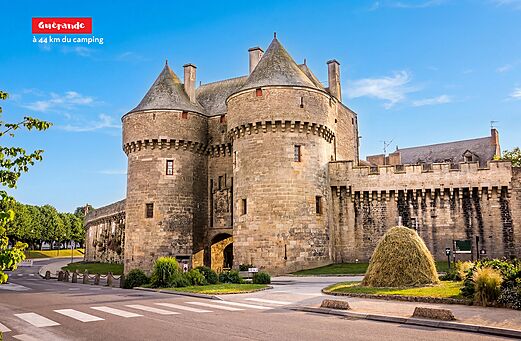 Medieval castle of Gu�rande, a historic city to visit in Loire-Atlantique.