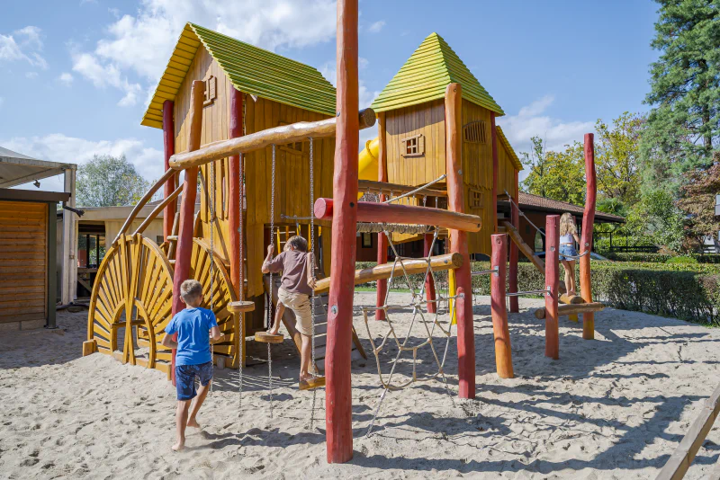 Children's playground at CAPFUN Citta di Angera campsite in Angera VA (21).