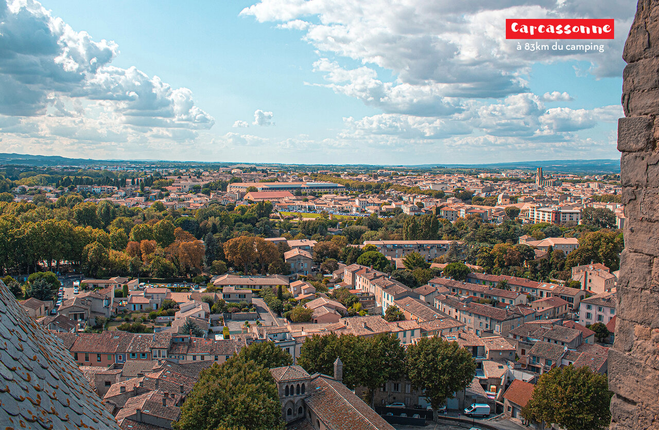Ville historique de Carcassonne, un lieu incontournable � visiter en Occitanie.
