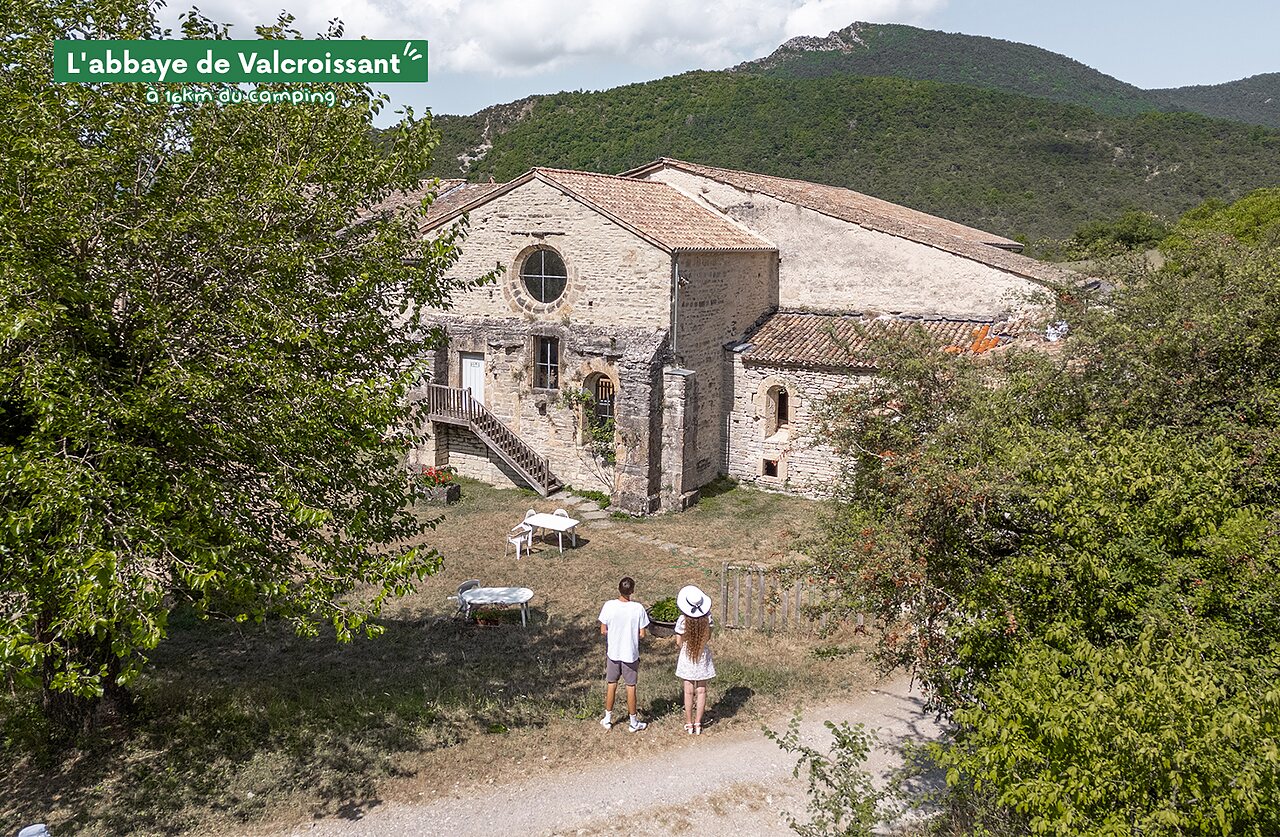 Valcroissant Abbey, a historic site near Die in the Dr�me region.