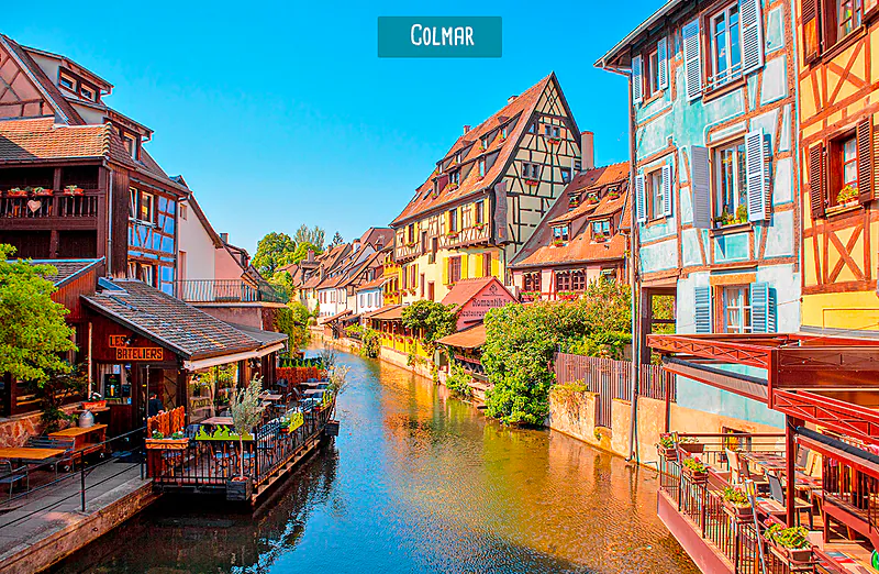 Little Venice district in Colmar, a must-visit place near the campsite.