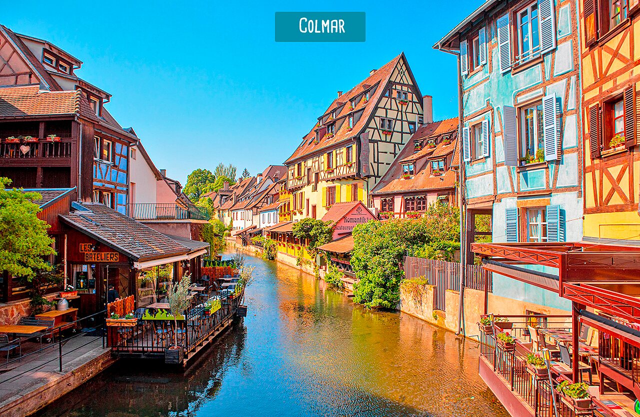 Little Venice district in Colmar, a must-visit place near the campsite.