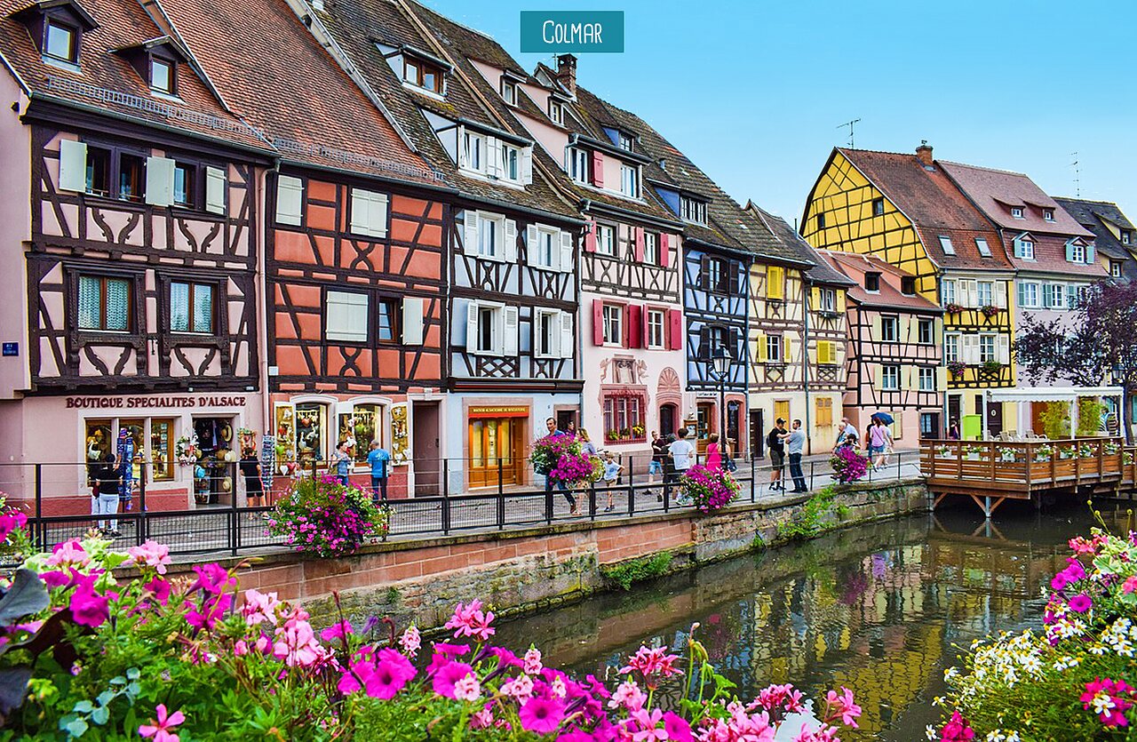 Colmar, the Little Venice of Alsace, city to visit near the campsite.