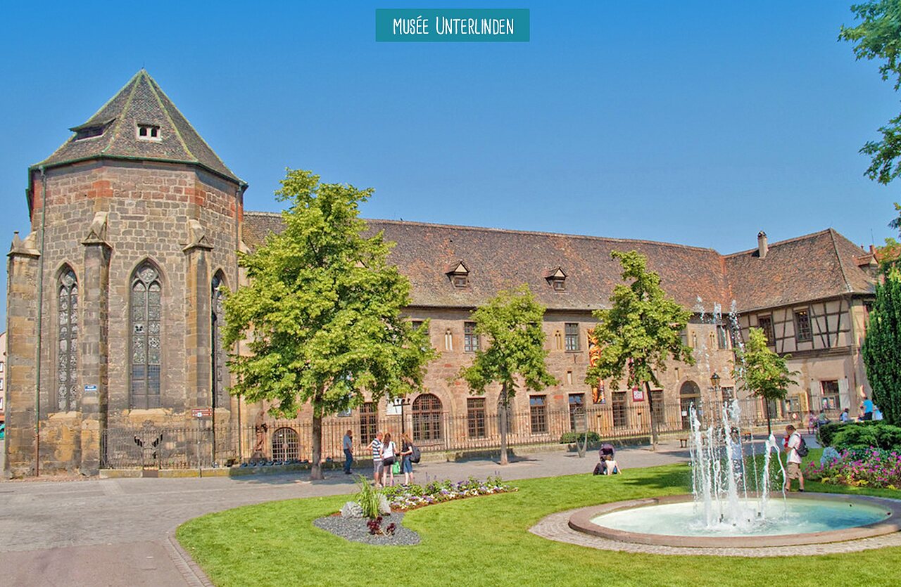 Unterlinden Museum, a cultural and historical site to visit in Colmar, Alsace.