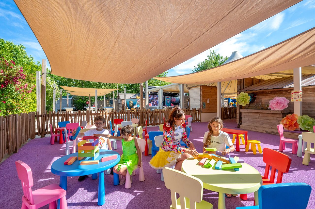 Kids' club, building games, activities CAPFUN F�erix MARSEILLAN PLAGE (34).