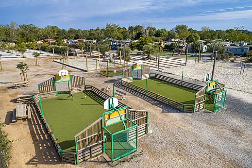 Multi-sport fields for children at CAPFUN Fleurs d'Agde in AGDE (34).
