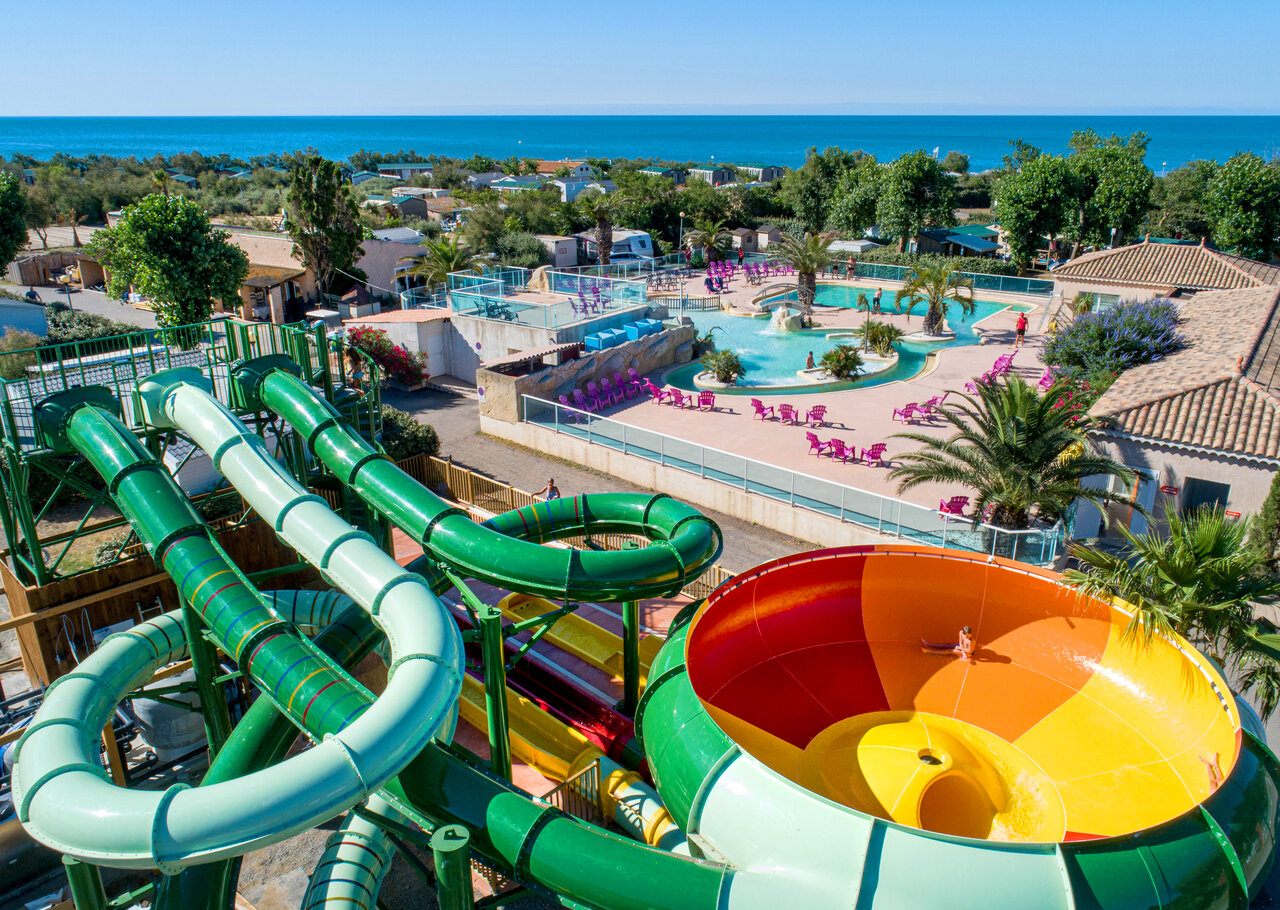 Camping Holidays On Campsite Flots Bleus Close To The Beach