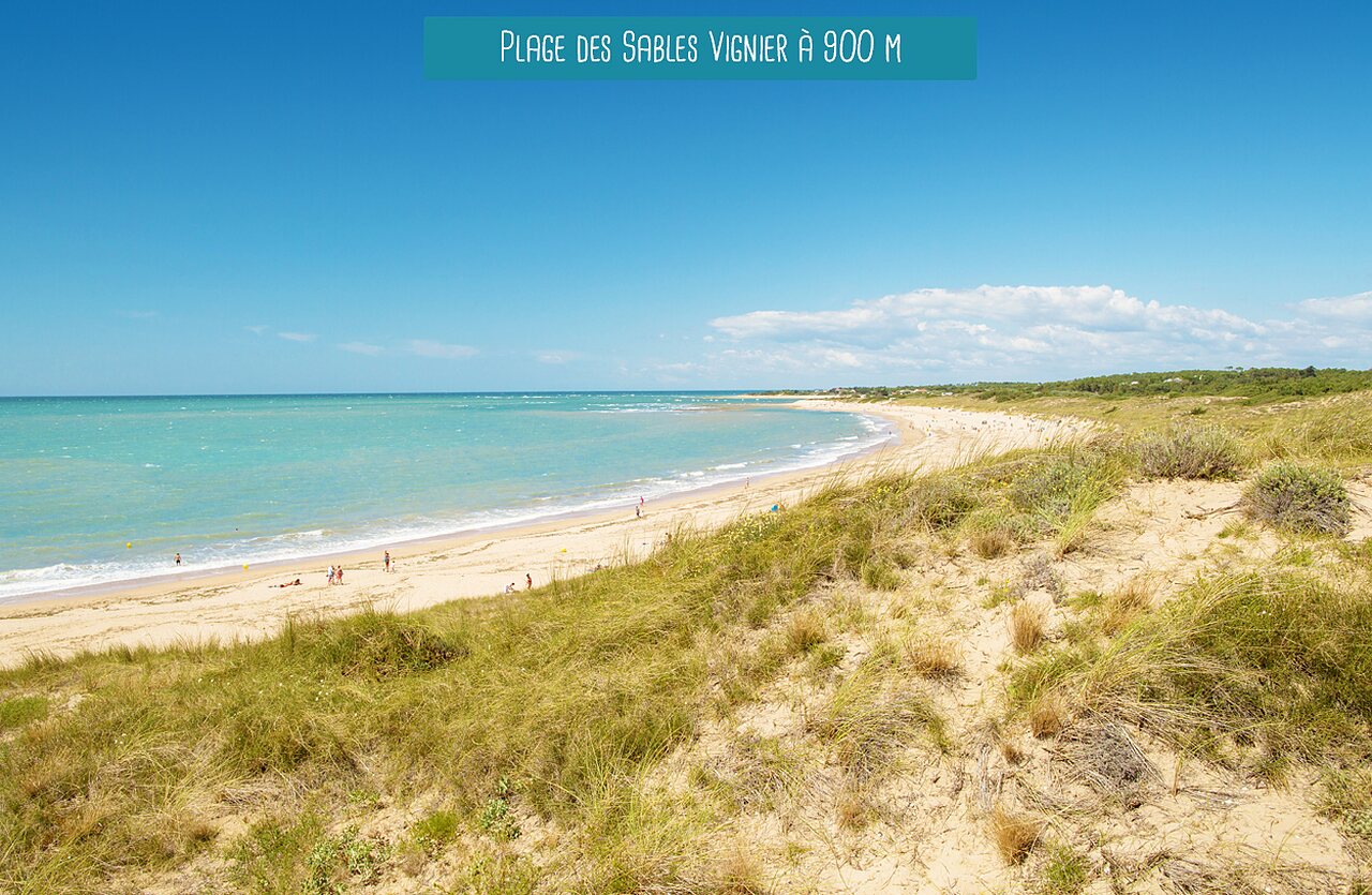 Plage des Sables Vignier, grande �tendue de sable fin � Saint-Georges-d'Ol�ron.