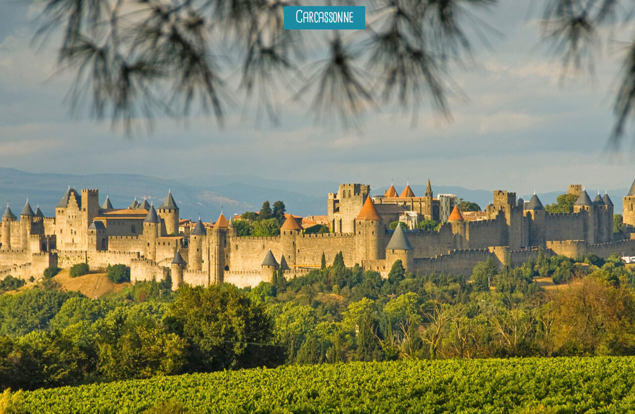 Medieval city of Carcassonne, a major historical site to visit in Occitania.