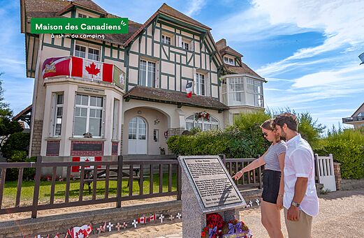 Canada House, historic site and World War II memorial in Normandy.