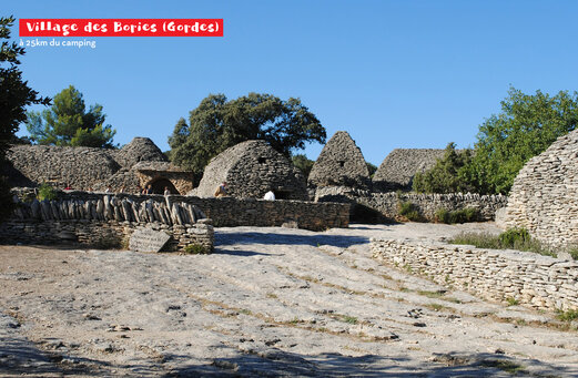 Village des Bories, traditional dry stone houses near Gordes in Provence.