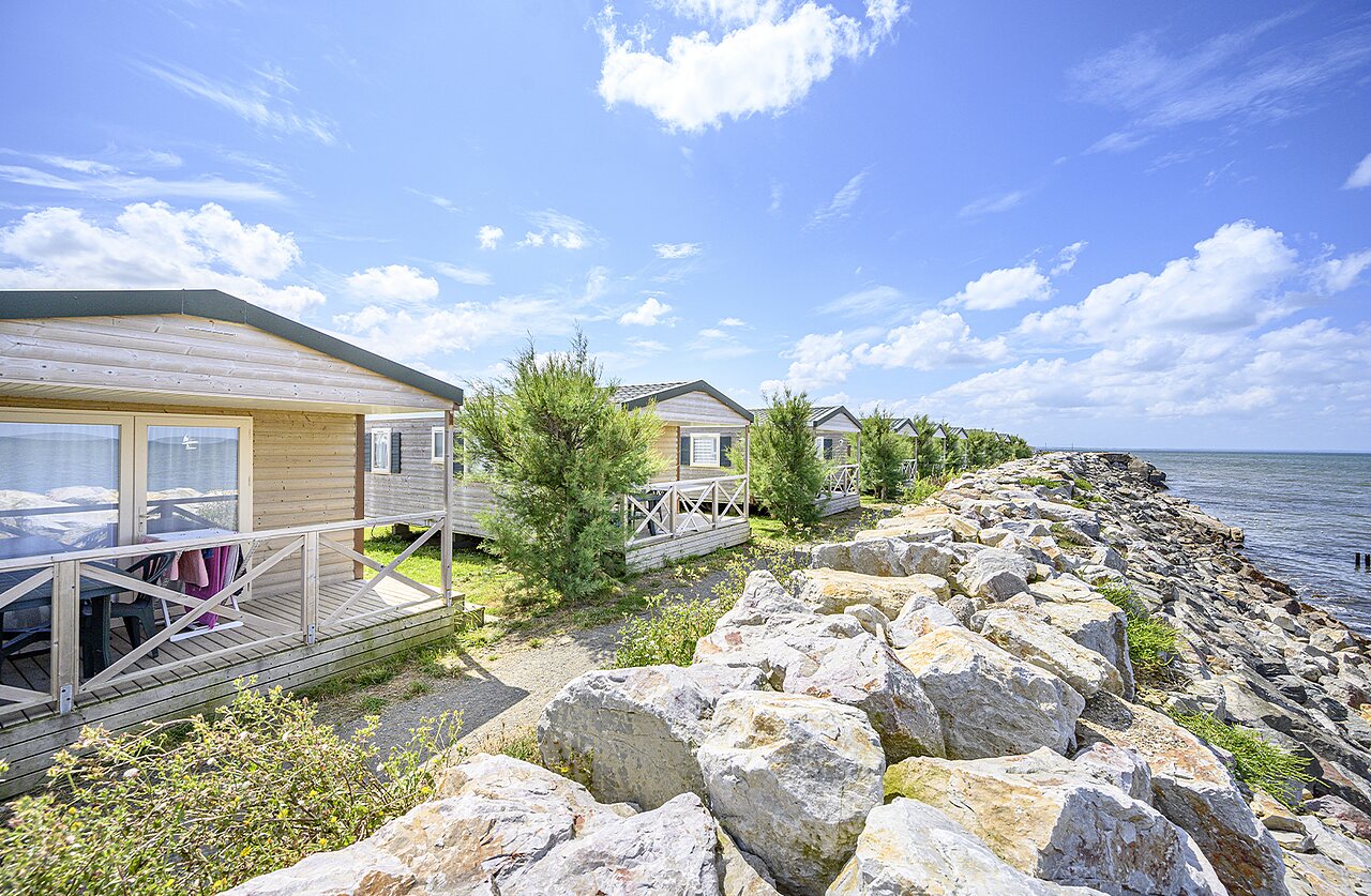 Coastal mobile homes, CAPFUN Joncal campsite in Grandcamp - Maisy (14).