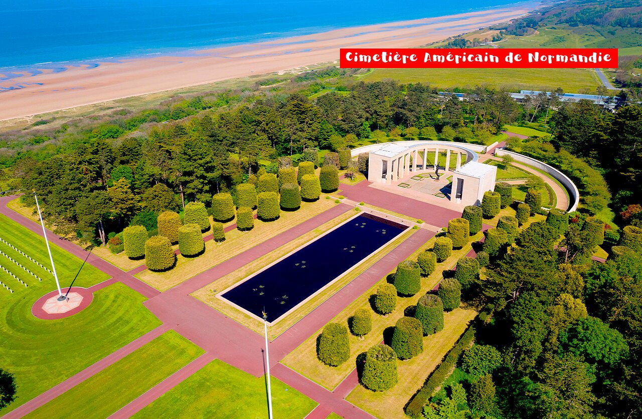 American Cemetery of Normandy, historic site to visit near Grandcamp - Maisy.