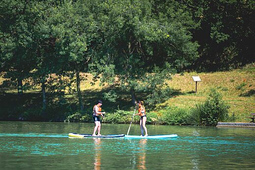 Paddle on lake, CAPFUN Lac des 3 Vall�es, Lectoure (32).