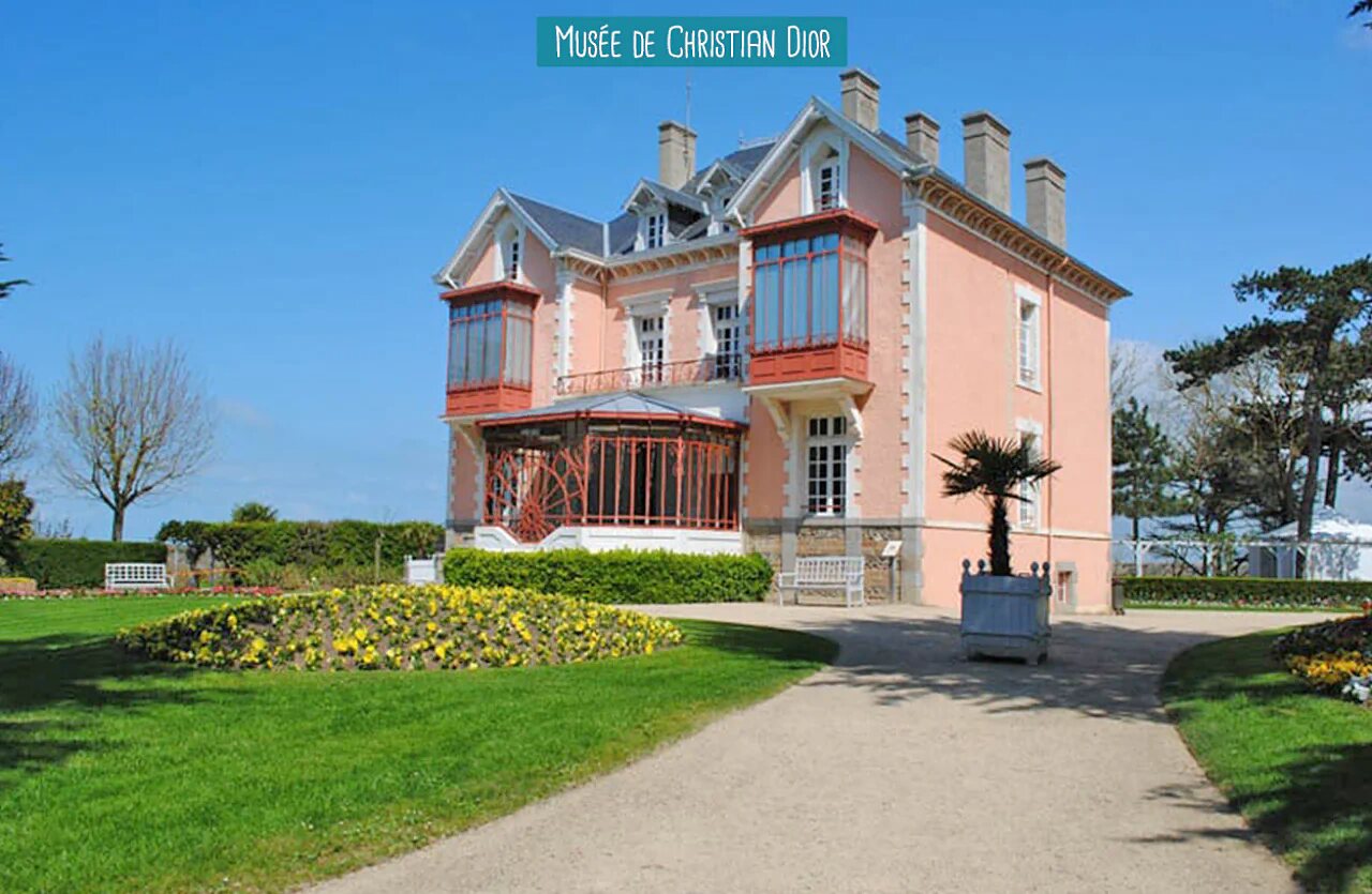 Christian Dior Museum in Granville, Normandy, tourist attraction to visit.