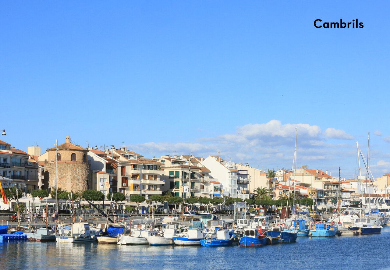 Fishing and marina port of Cambrils, a city to visit in Catalonia.
