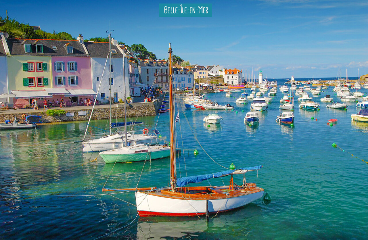 Le Palais harbor in Belle-�le-en-Mer, a must-visit place near the campsite.