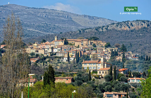 Village of Opio, charming place to visit near the campsite.