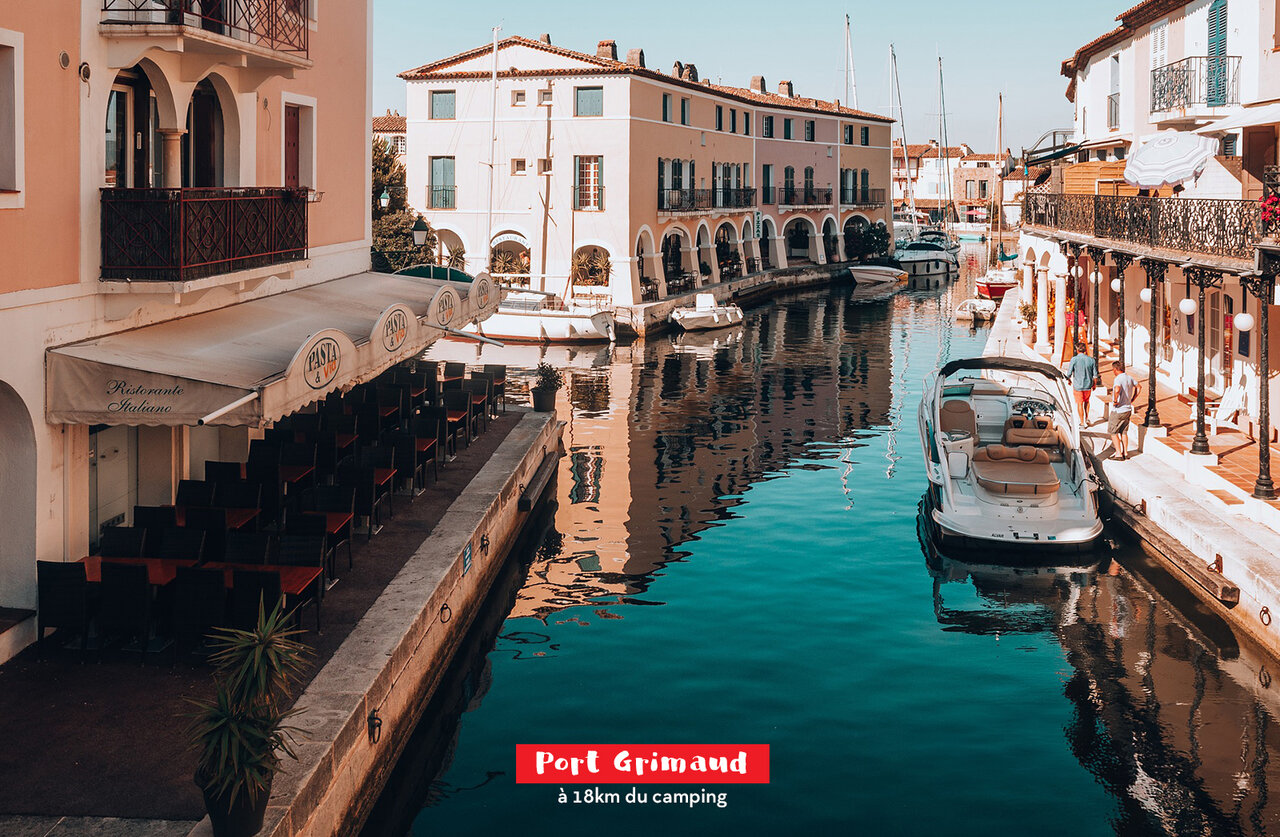 Port Grimaud, the Proven�al Venice, a lakeside village to visit near La Mole.