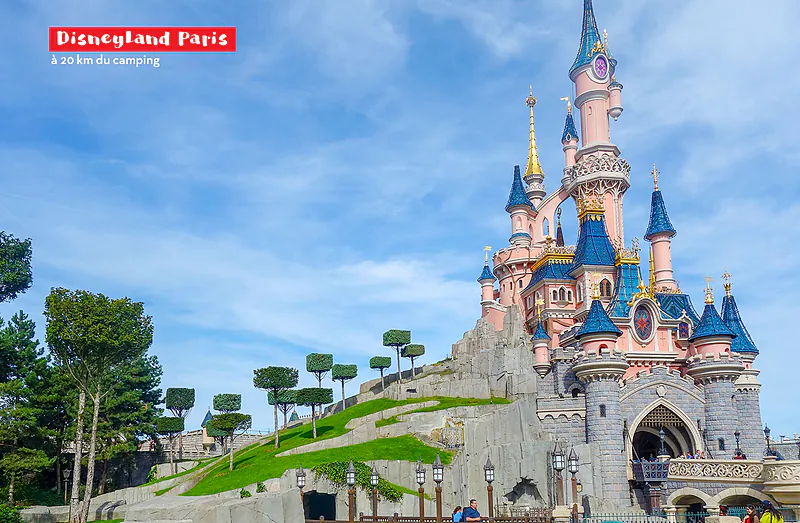 Sleeping Beauty Castle at Disneyland Paris, Marne-la-Vall�e, near the campsite.