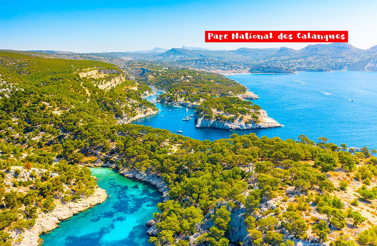 Calanques National Park, stunning coastal landscapes near Marseille, Provence-Alpes-C�te d'Azur.