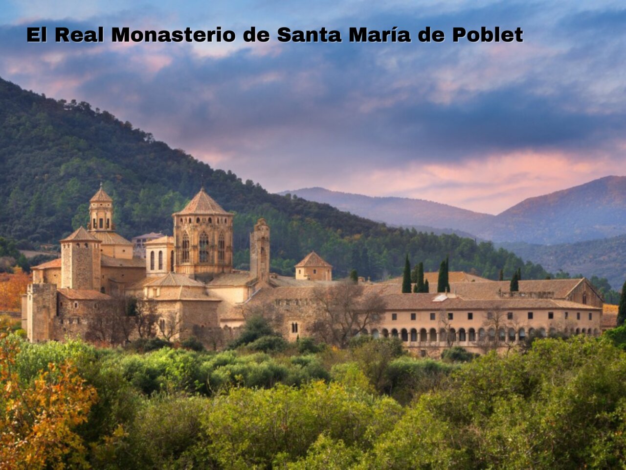 Poblet Monastery, major historical site to visit near Vilanova de Prades.