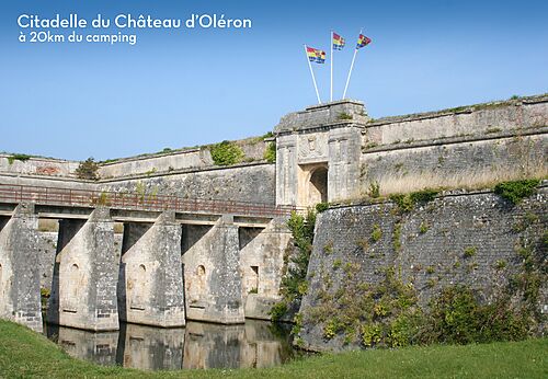 Citadelle du Château d'Oléron, historic fortress on Oléron island, Charente-Maritime.