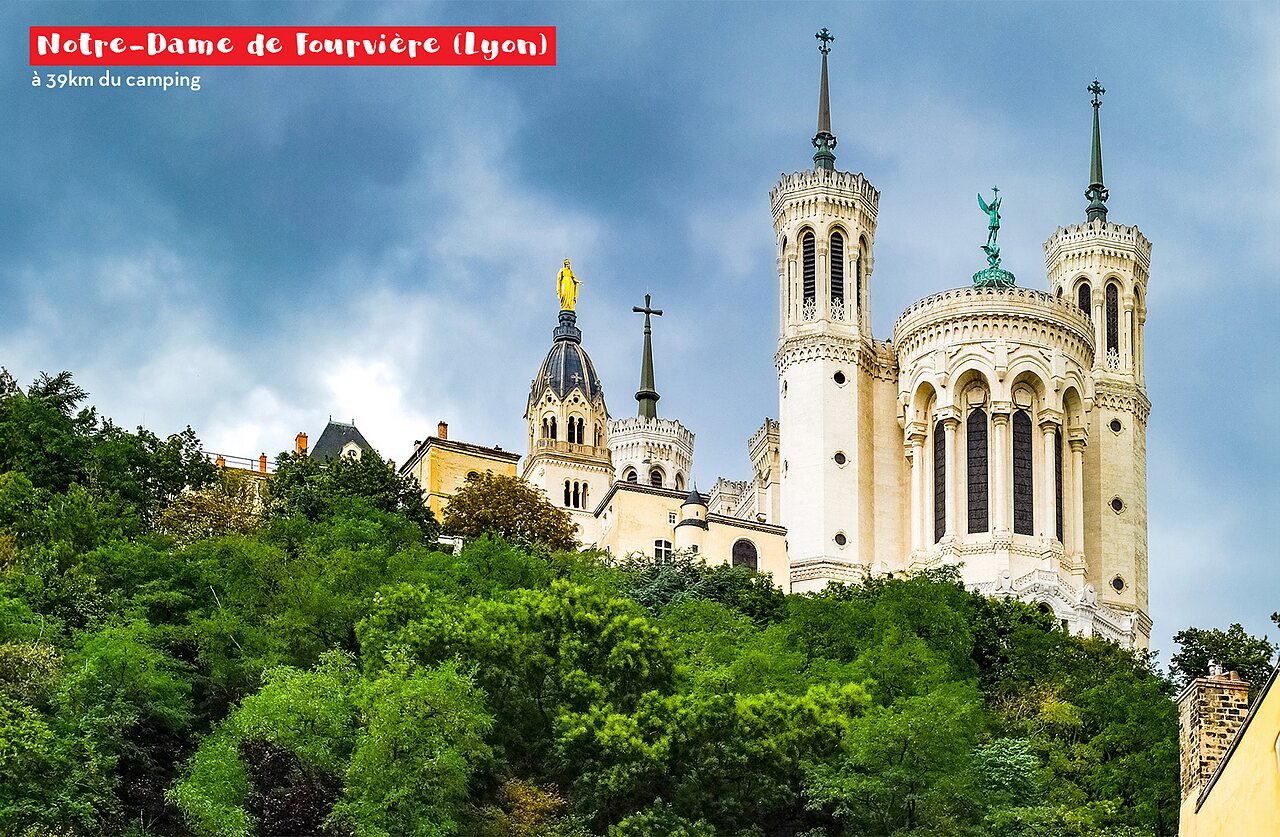 Basilica Notre-Dame de Fourvi�re in Lyon, a historic landmark to visit.