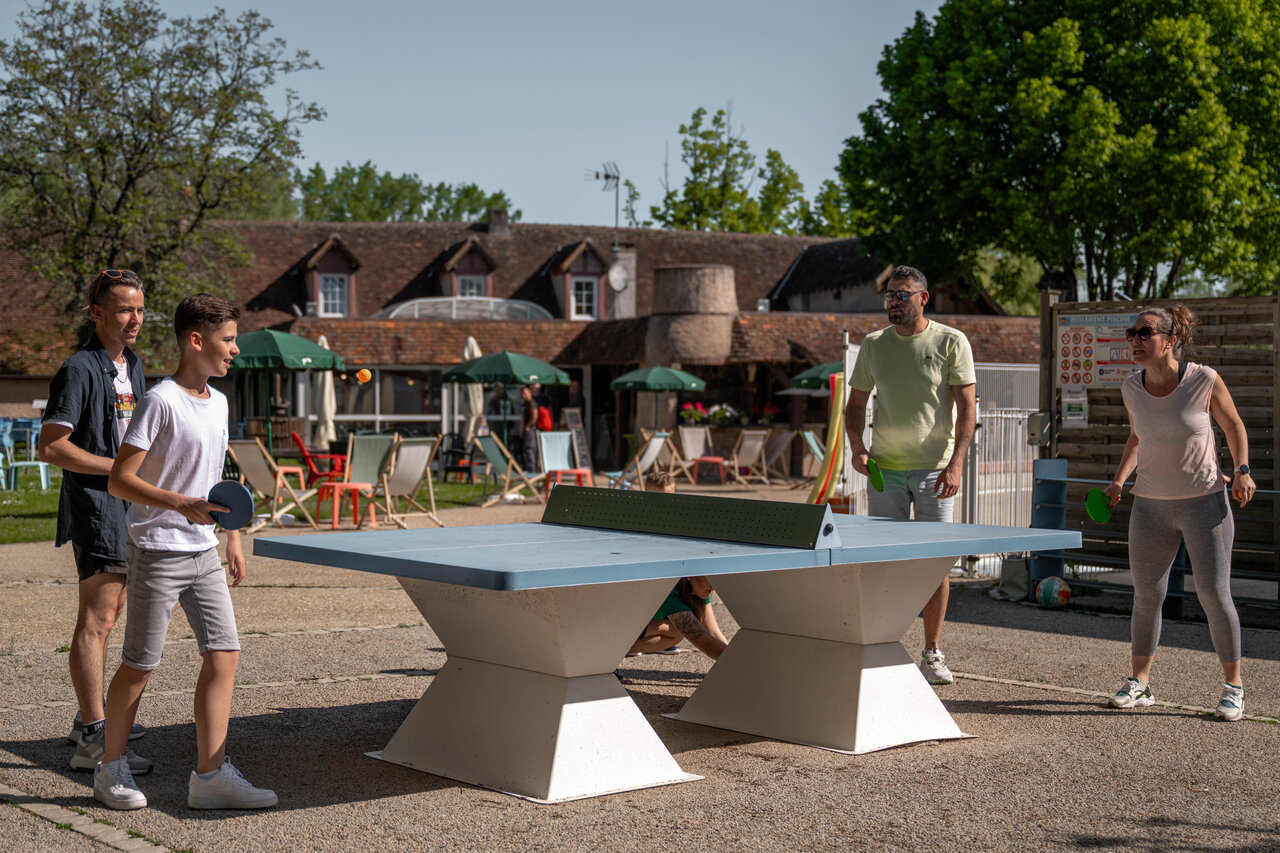 Table tennis at CLICOCHIC Les Saules de Cheverny in Cheverny (41).