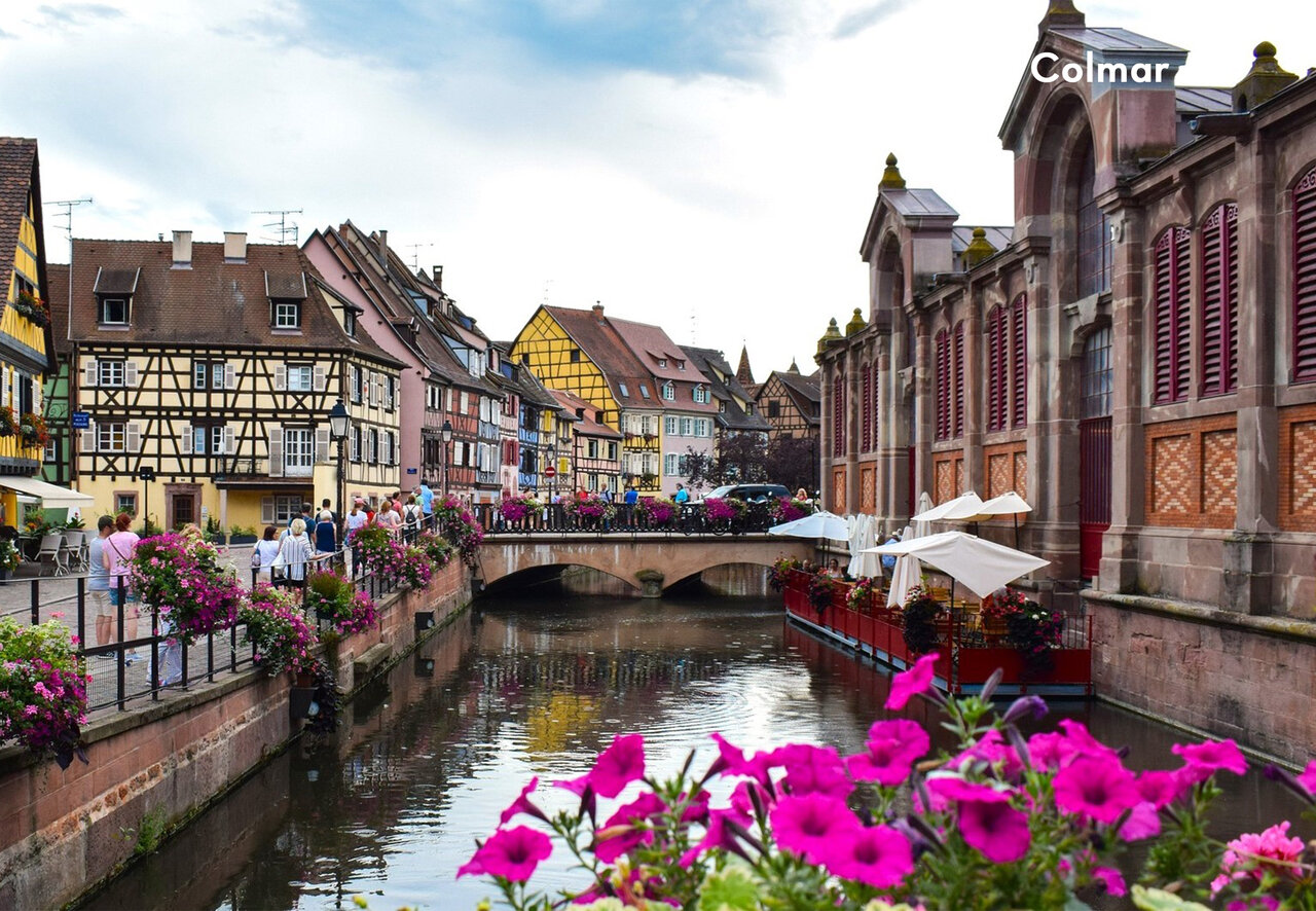 Little Venice district in Colmar, a city to visit in Alsace.