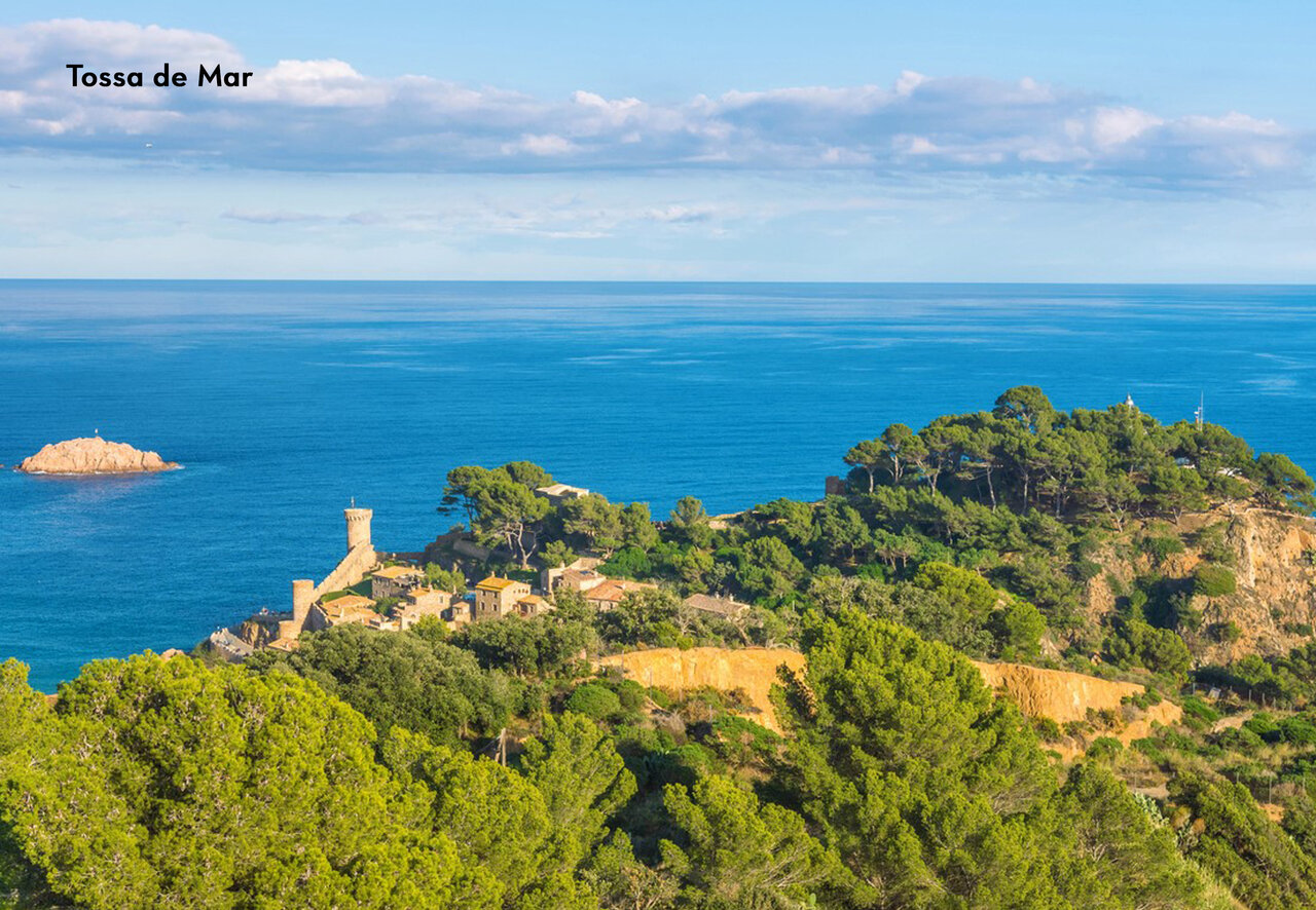 Medieval town of Tossa de Mar, Costa Brava, a place to visit.