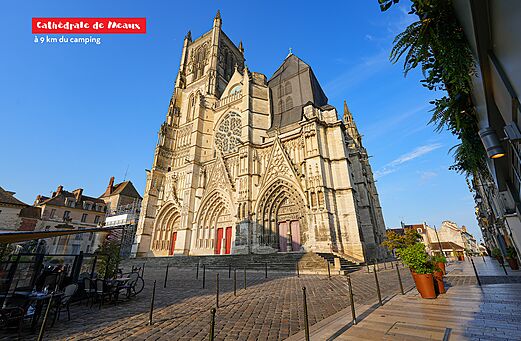 Meaux Cathedral, historic monument to visit in Seine-et-Marne.